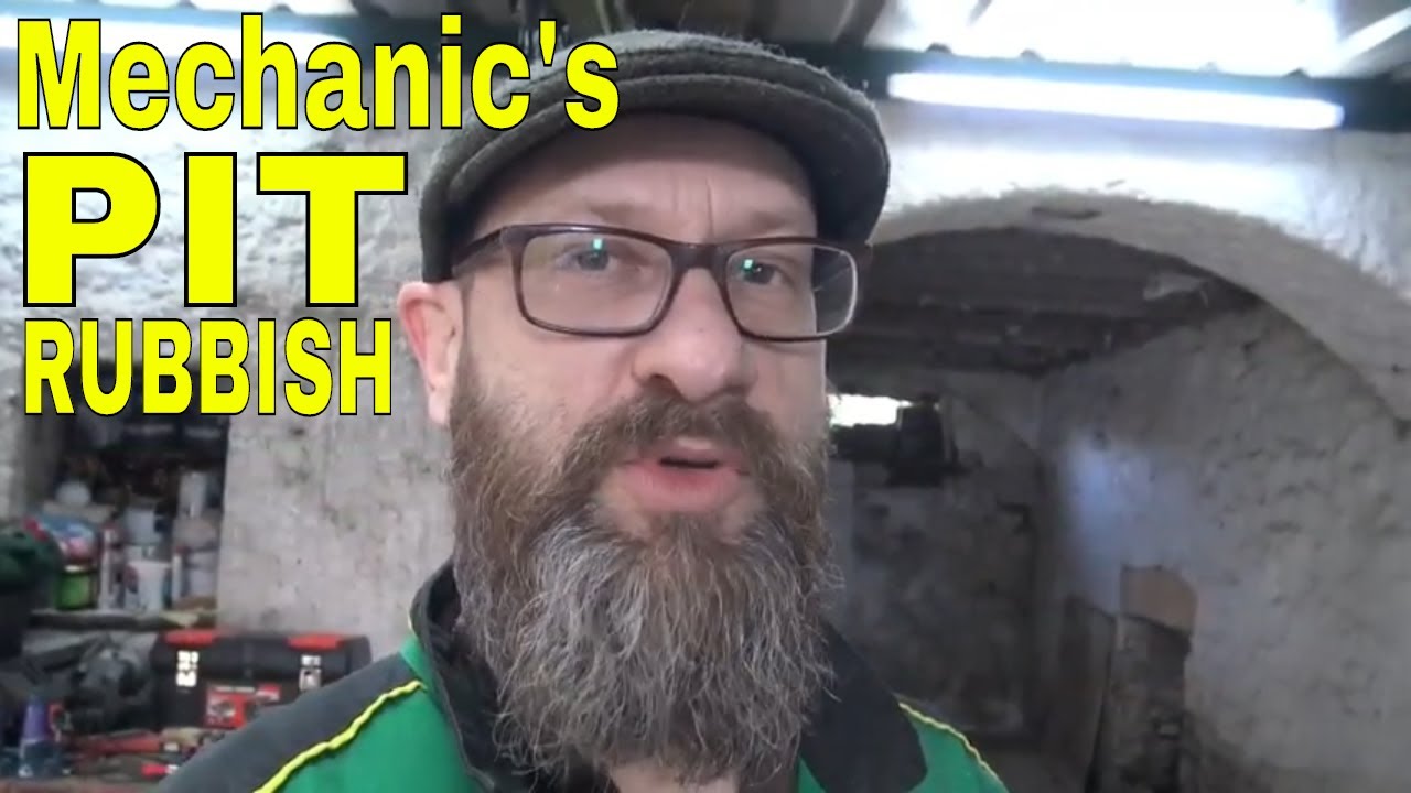 The Mechanic's Pit finding generations old rubbish in the Granary/Garage DIY