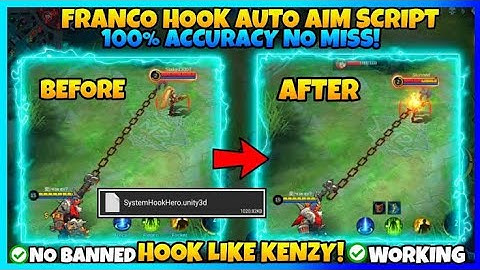 FRANCO AUTO AIM HOOK SCRIPT 2022 • NO MISS AND 100% ACCURACY - Mobile Legends