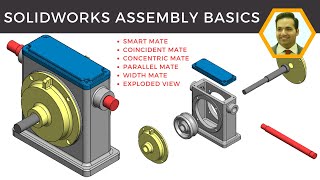 SolidWorks Assembly for Beginners: Basic Assembly Mate Commands Tutorial