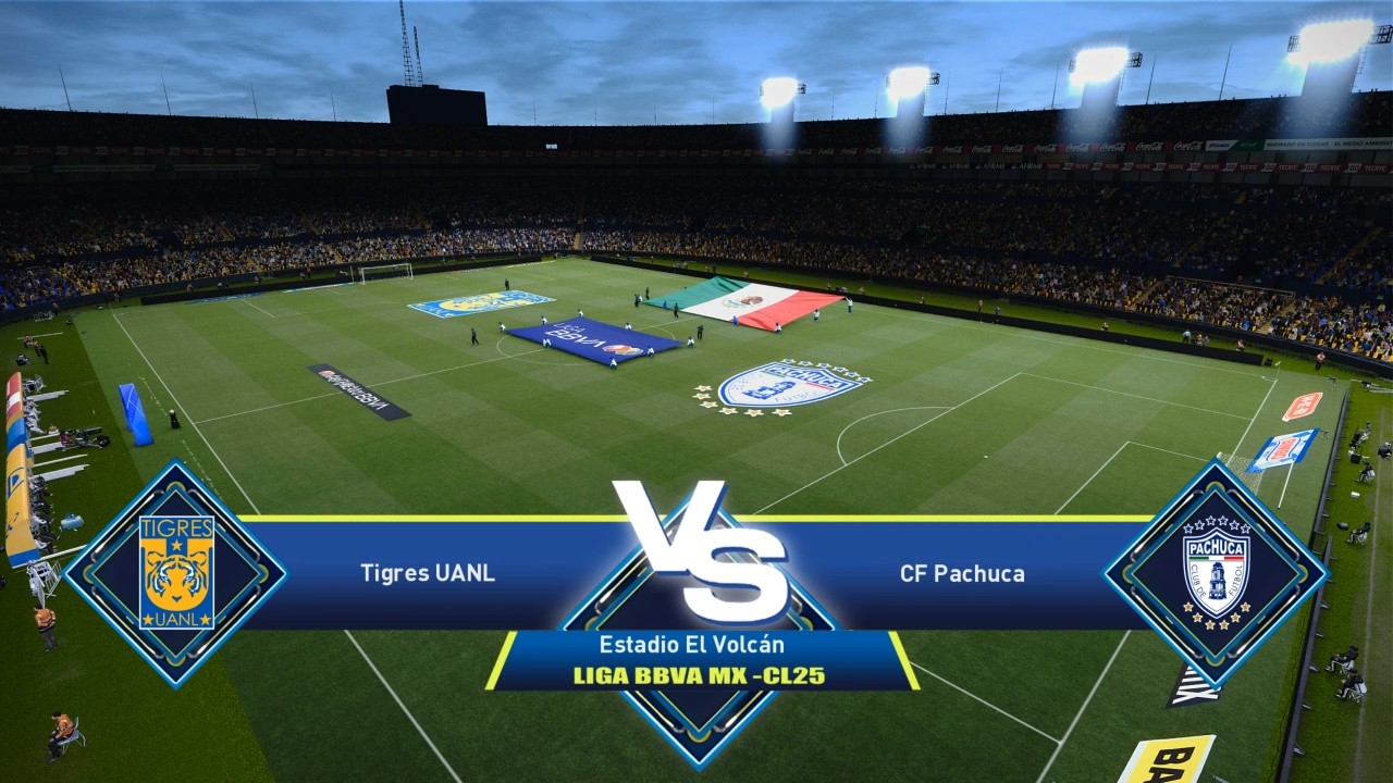 Tigres UANL vs CF Pachuca - Liga MX Clausura 2026 Jornada 7 - PES 2026 Dream Patch