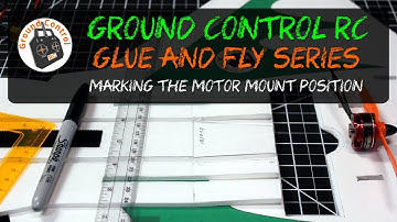 Glue & Fly Series - F-22 Mini V2 Build - Marking Motor Mount Position