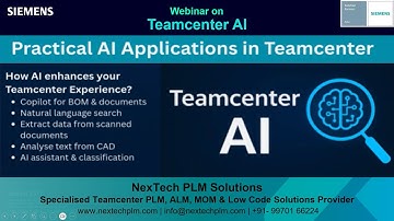 Teamcenter AI Implementation Webinar