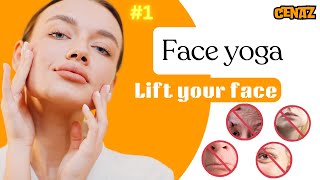 FACE YOGA AT HOME || Lift Up Your Cheeks, Droopy Mouth Corners, Jowls