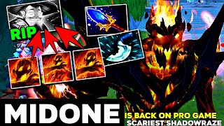 Midone Is Back On Pro Game Shadow Fiend Scariest Shadowraze Spamming Skill Mid - Dota 2