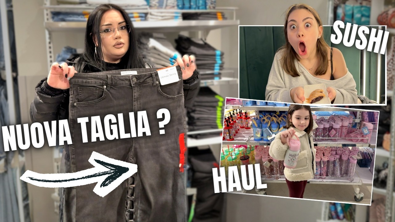 HO PERSO UN’ALTRA TAGLIA? Shopping , Sushi e haul con lara zoe e la mia fidanzata! | chiara paradisi