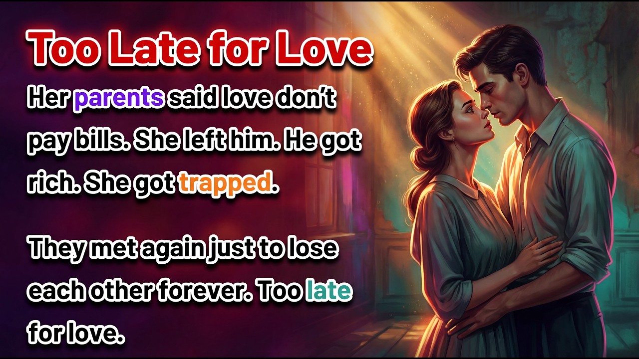Learn English by Stories Level 3 (A2–B1) – Too Late for Love | English Listening Practice