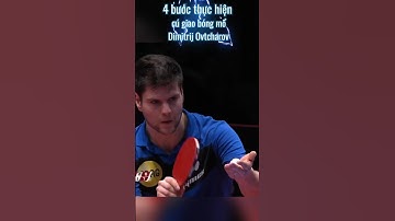 4. Kỹ thuật giao bóng mổ đỉnh cao  Dimitrij Ovtcharov, bạn nhìn ra được mấy loại xoáy 😊