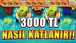 Big Bass Splash 🐟 Küçük Kasa 🐟 3000 TL ANA KASA NASIL MAXWİN ÖDER!!