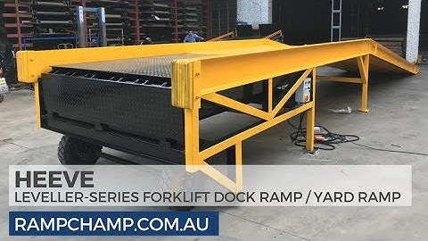 Heeve Leveller-Series Forklift Dock Ramp / Yard Ramp