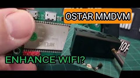 OSTAR MMDVM , WIFI Antenna Mod