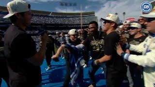2024 Dodgers World Series parade & celebration: Shohei Ohtani & Yoshinobu Yamamoto speak to fans
