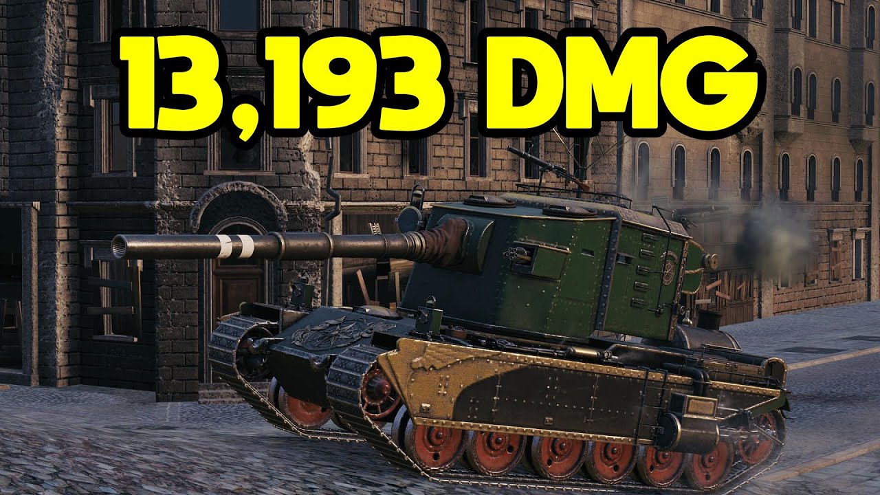FV4005 Dominates: 13,193 Damage & 4 Kills in World of Tanks