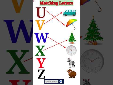 #Matching#letters#match#the#letters#with#pictures#Lkg#Ukg#Class#English#worksheets#shorts#