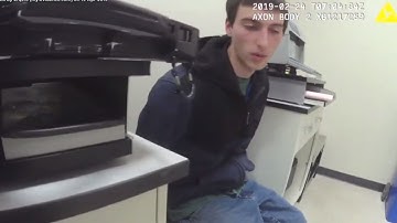 Video shows accused drunk driver