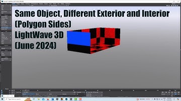 Same Object with Different Exterior and Interior Surfaces (Polygon Sides) Updated June 2024