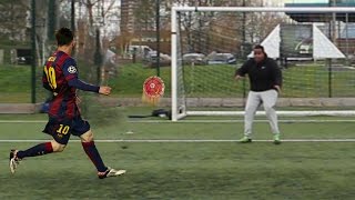 LIONEL MESSI ARGENTINA GOAL FOOTBALL CHALLENGE!!