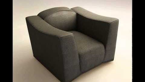 giorgetti mould armchair 3D model from CGTrader.com