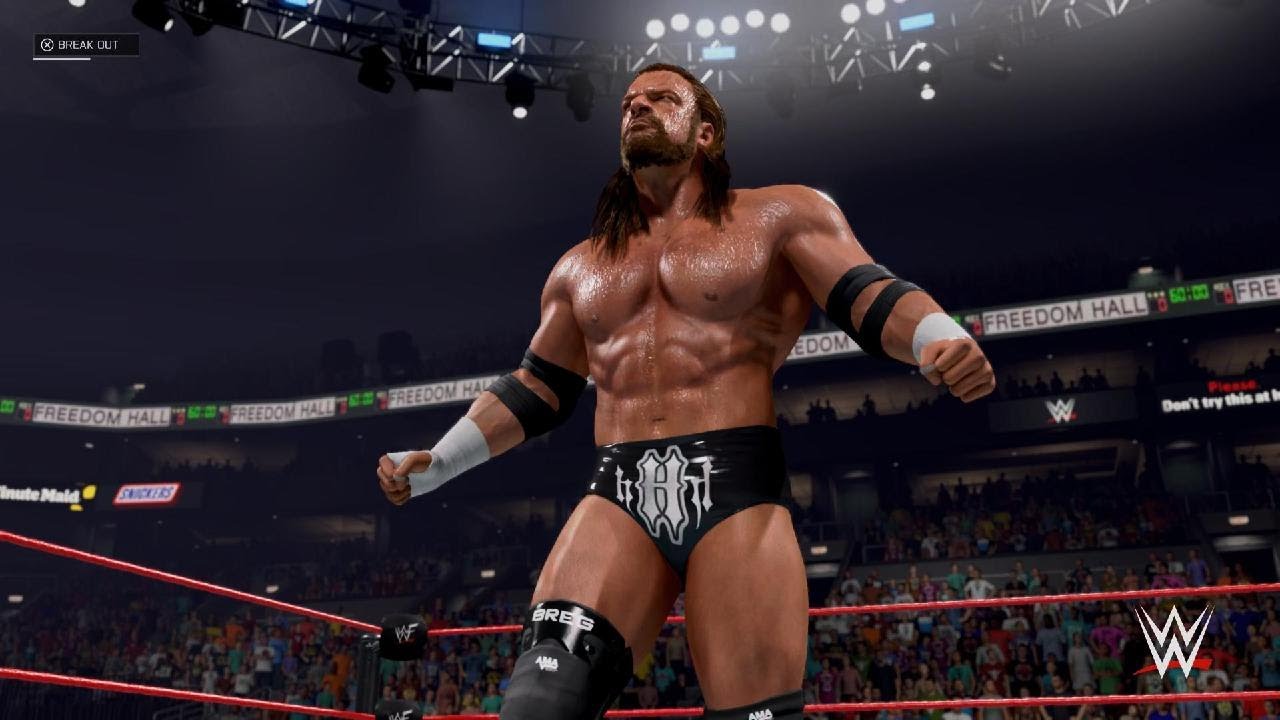 WWE2K25 The Rock vs. Triple H | WWE Title Iron Man Match: Judgment Day 2000 PS5