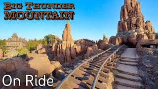 [4K] Big Thunder Mountain - On Ride & Back View POV - Disneyland Paris