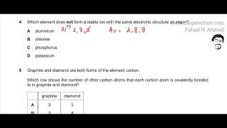 4 : 0620_s17_qp_22 : Electronic Configuration, Atomic Structure