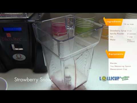 How to Make Strawberry Snow Slush