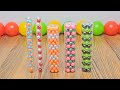 Satisfying Reverse Beads ASMR 💜🩷🩷 #reverse #asmr #satisfying