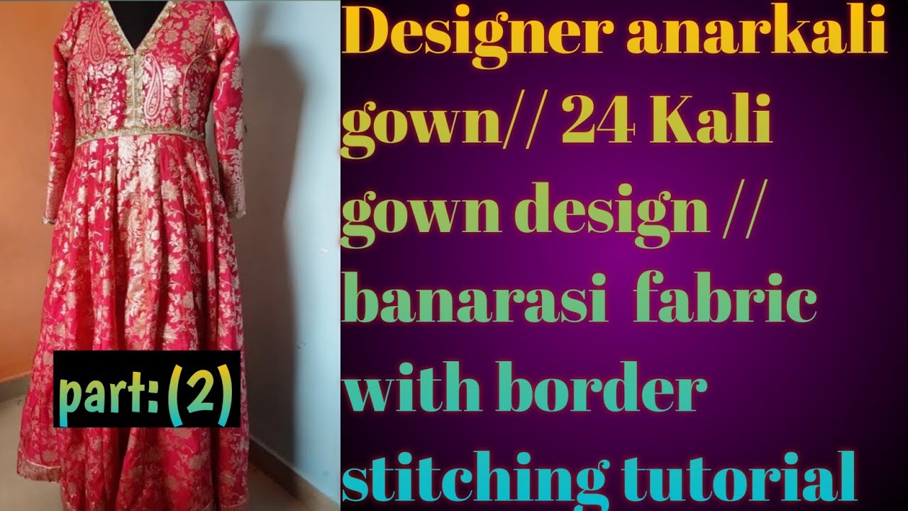 Regal banarasi dupattas with anarkali suit designs - YouTube