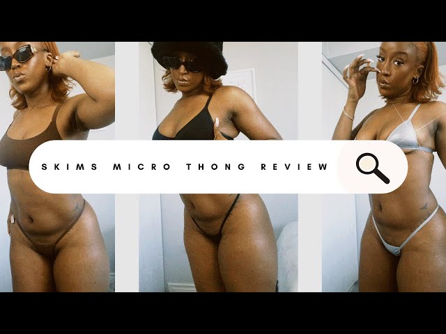 viral skims micro thong review + try on