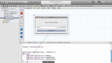 Cocoa Programming L7 - NSDatePicker