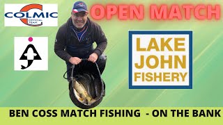 LIVE MATCH FISHING / A match of 2 halves / lake John Saturday open / @BenCossMatchFishing