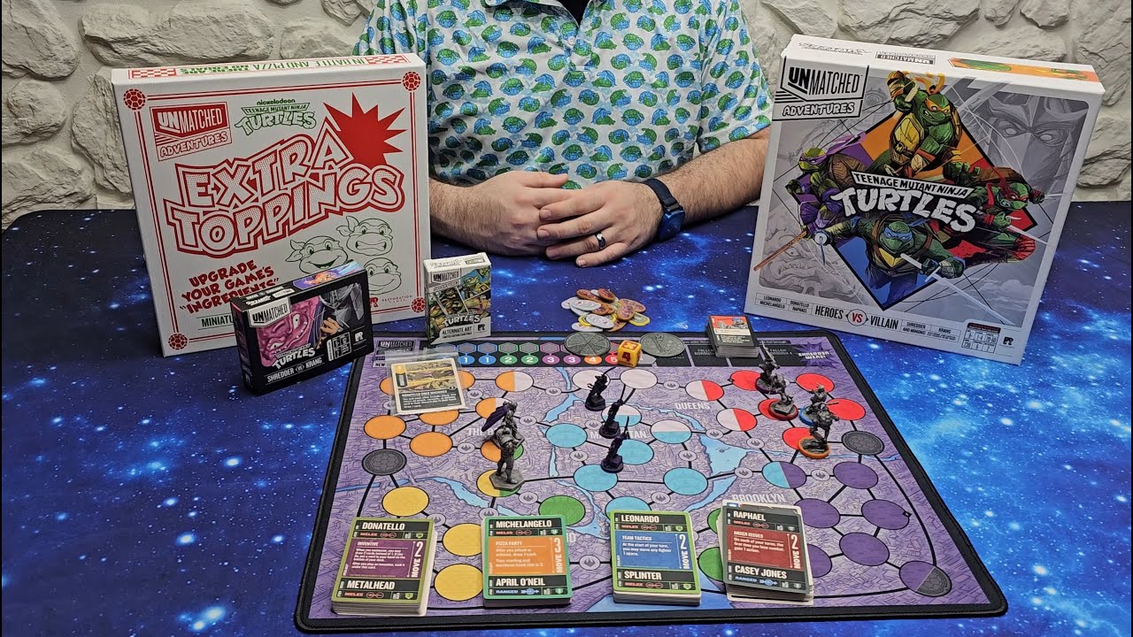 Unmatched Adventures: Teenage Mutant Ninja Turtles Unboxing
