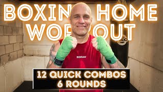 Boxing Workout | 12 Beginner Combos #boxingtraining #boxingworkout #heavybagworkout