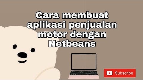 Aplikasi penjualan motor dengan NetBeans