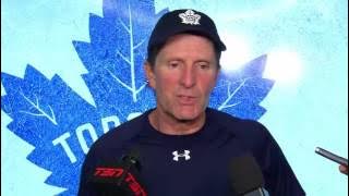 Maple Leafs Practice: Mike Babcock - October 14, 2016