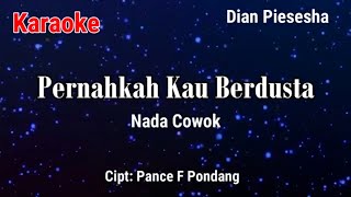 Karaoke Pernahkah kau berdusta ( Nada Cowok)
