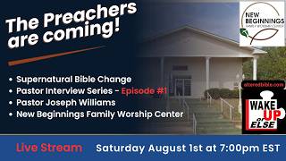 The Preachers Are Coming! - Episode #1 Interview with Pastor Joseph Williams