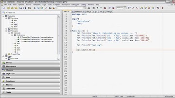 Zeus IDE Go Language Autocomplete