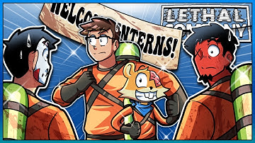 WE HIRED NEW INTERNS! (Lethal Company) Pt. 2