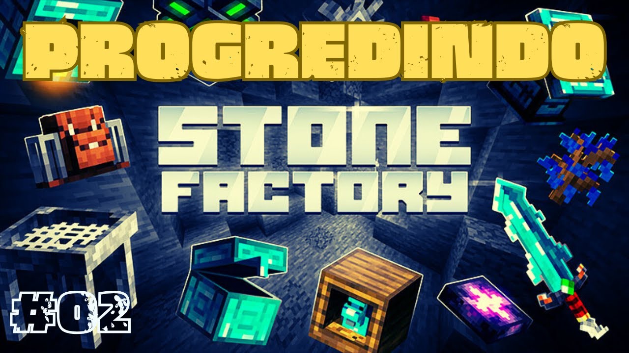 002 Como PROGREDIR RÁPIDO no Stone Factory - Minecraft Bedrock 