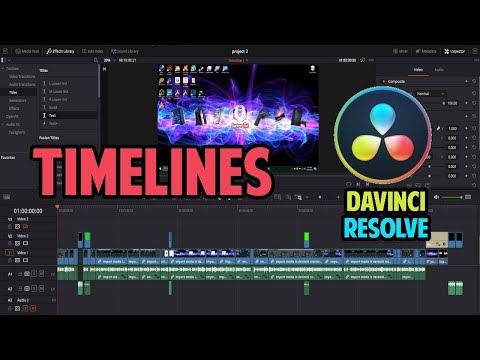 DaVinci Resolve Timelines