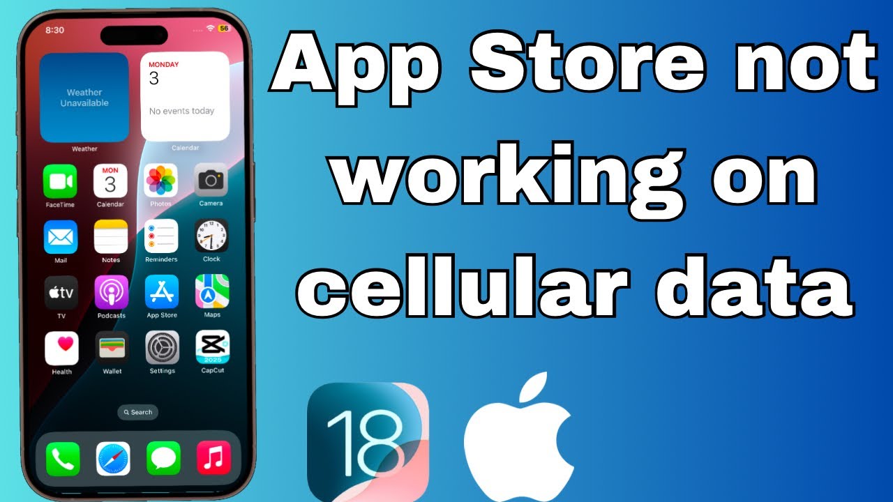 How to Fix App Store Not Working on Cellular Data iPhone | 2024 - YouTube
