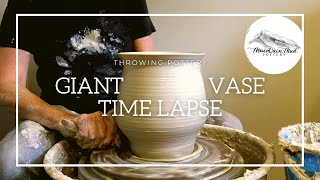 Satisfying Pottery Time Lapse | Giant Vase