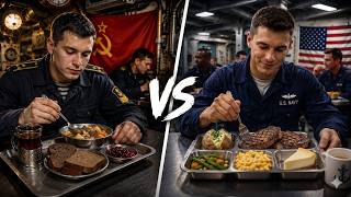 Lunch at 500 Meters Underwater — US Submarine Food vs Soviet Submarine Food