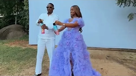 Juma Jux and Priscilla Ojo Mkambala baby gender reveal  #jumajux #priscillaojo #jp2025 #jp #naija