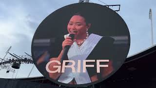 Griff - Vertigo (live debut, full song) at Letzigrund Zurich, 01.07.2023