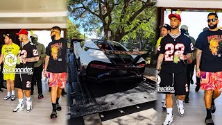 Anuel AA Acaba de Comprar Un Bugatti de 5 Millones y Lo Recibió Hoy En Miami