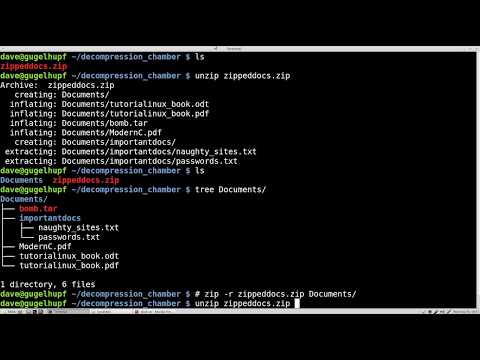 How to Zip and Unzip Directories on Linux hqdefault