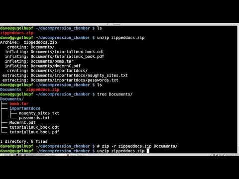 How to Zip and Unzip Directories on Linux