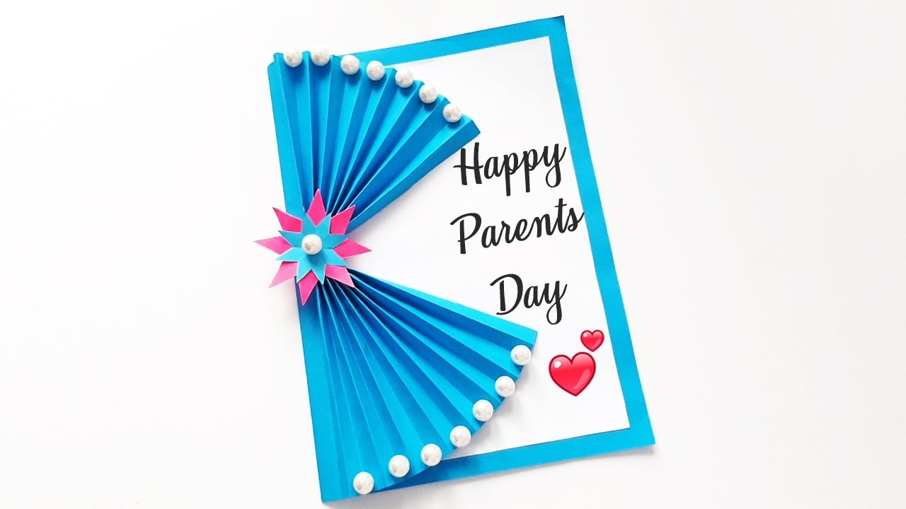How To Make Parents Day Card YouTube