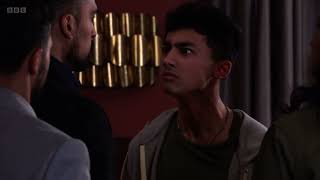 Eastenders Nish Asks Nugget Who Told Him About This Rubbish As Nugget Says Suki Did Scene